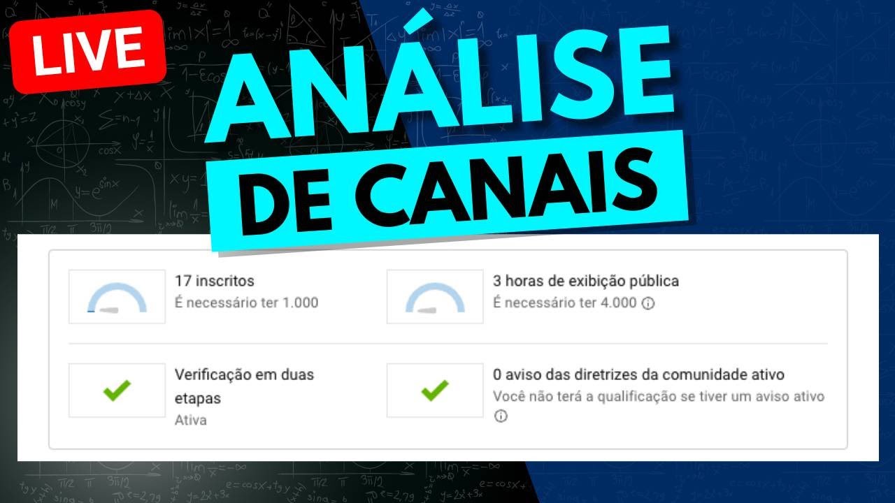 Analisando seu canal e respondendo perguntas! Crescer canal em 2022 ...