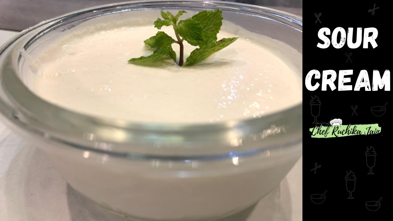 How to make Sour Cream sour cream recipe homemade sour cream Chef