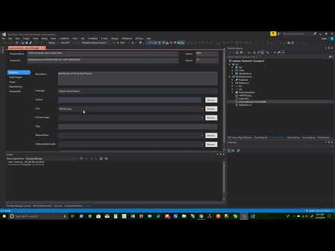 Create a Project Template and Package Vsix Visual Studio 2017