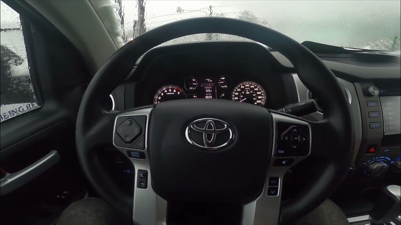 How to Find Odometer on Speedometer Display in Toyota Tundra II ( 2007