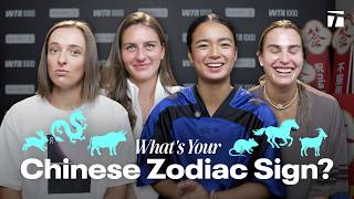 Information Tennis Stars Learn Their Chinese Zodiac Signs 👀🐍 | Iga Swiatek, Alex Eala, Aryna Sabalenka, & More News