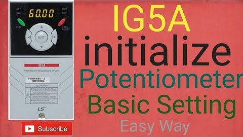 IG5A inverter Parameter setting [ Urdu/Hindi ]