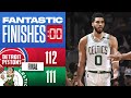 Final 1:00 WILD ENDING Celtics vs Pistons 🔥🔥