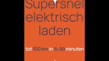 Supersnel laden om de hoek, binnenkort overal met Sparki.