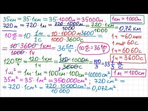 Простой способ перехода от одних единиц измерения к другим