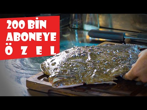 200 BİNE ÖZEL KALKAN BALIĞI TEMİZLEME | Hediyeler Geliyor!  🎁 - Yakışıklı Yemekler