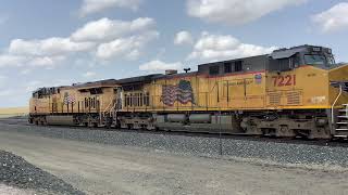 PRB 15 UP 8225 leads Northbound UCEX CITX Empty Coal Train