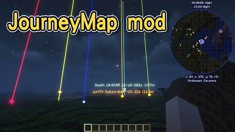 Minecraft 1.18.1 - JourneyMap mod