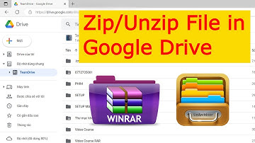 Nén và Giải Nén File Trong Google Drive | Đặt mật khẩu Winrar trong google drive