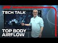 Top body air flow  f1 tv tech talk  cryptocom