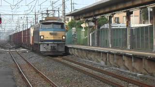 4083レ　EF66－52[吹]牽引　蓮田通過