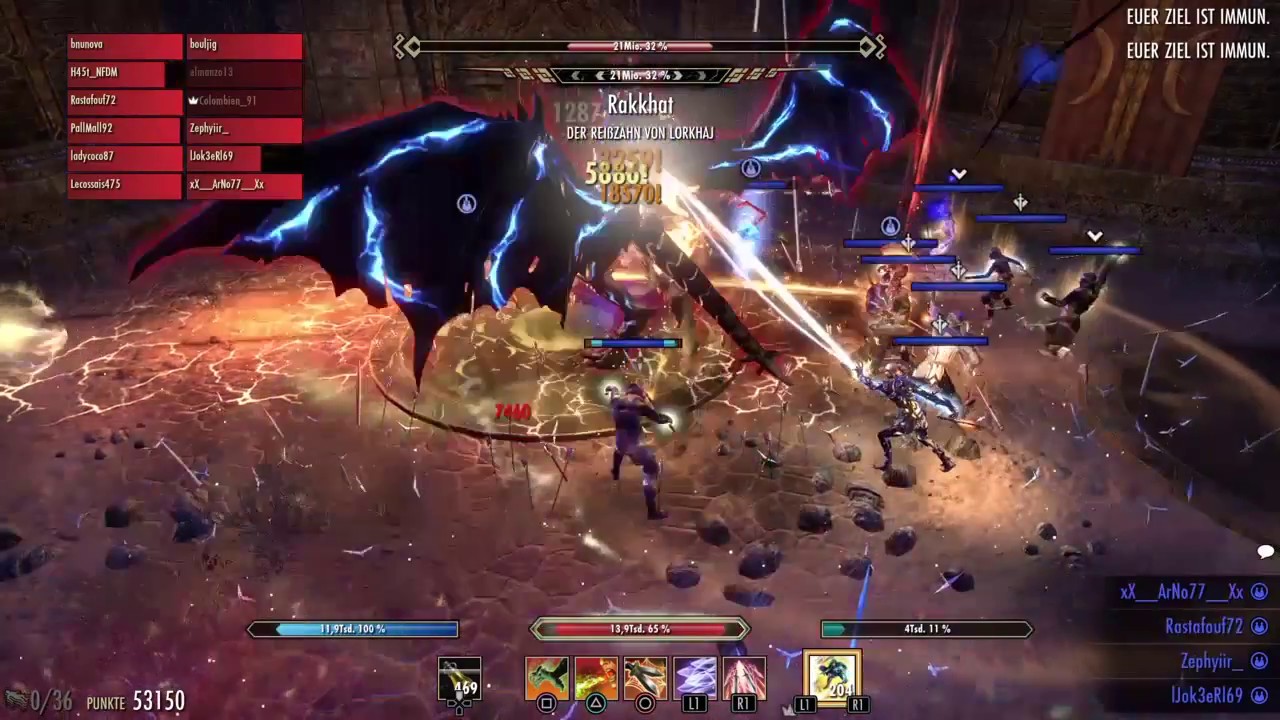 ESO - French Toast VMoL Burn Rakkhart after 10h HM