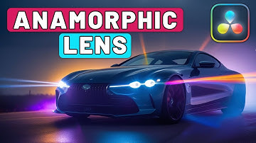Make ANAMORPHIC LENS Effect In Davinci Resolve