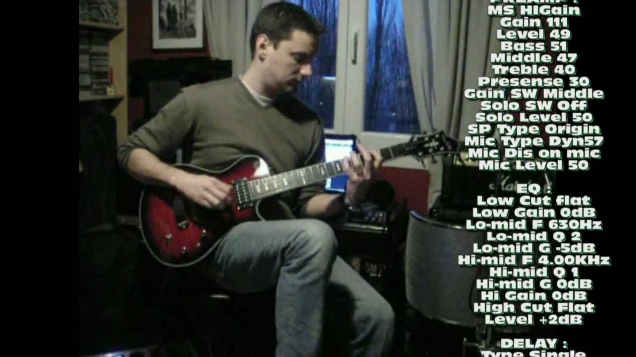 Boss GT10 - Cradle Of Filth - A patch by Brindavoine