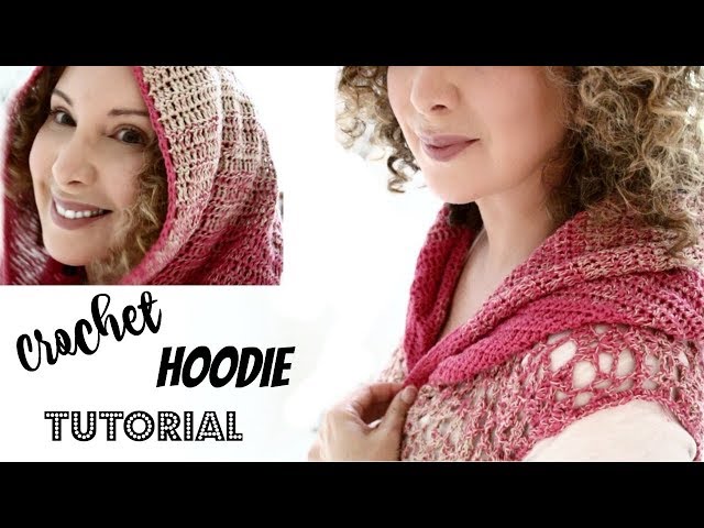 How to add a Crochet Hoodie to a vest Easy Tutorial - YouTube