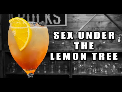 Easy Sex Under The Lemon Tree Cocktail | Booze On The Rocks