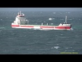 EXEBORG Approaching the Port of La Coruna (ES) in bad weather conditions - 11th December 2017