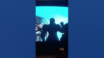 Marvel VS. Capcom 2 on XBOX on CRT TV