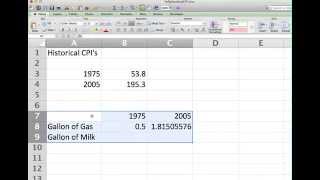 Basic Math of Inflation and the Consumer Price Index (CPI), Part 1