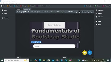 The Fundamentals of Bootstrap Studio Part 1