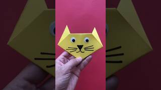 Origami Kedi Yapımı Origami Cat Making