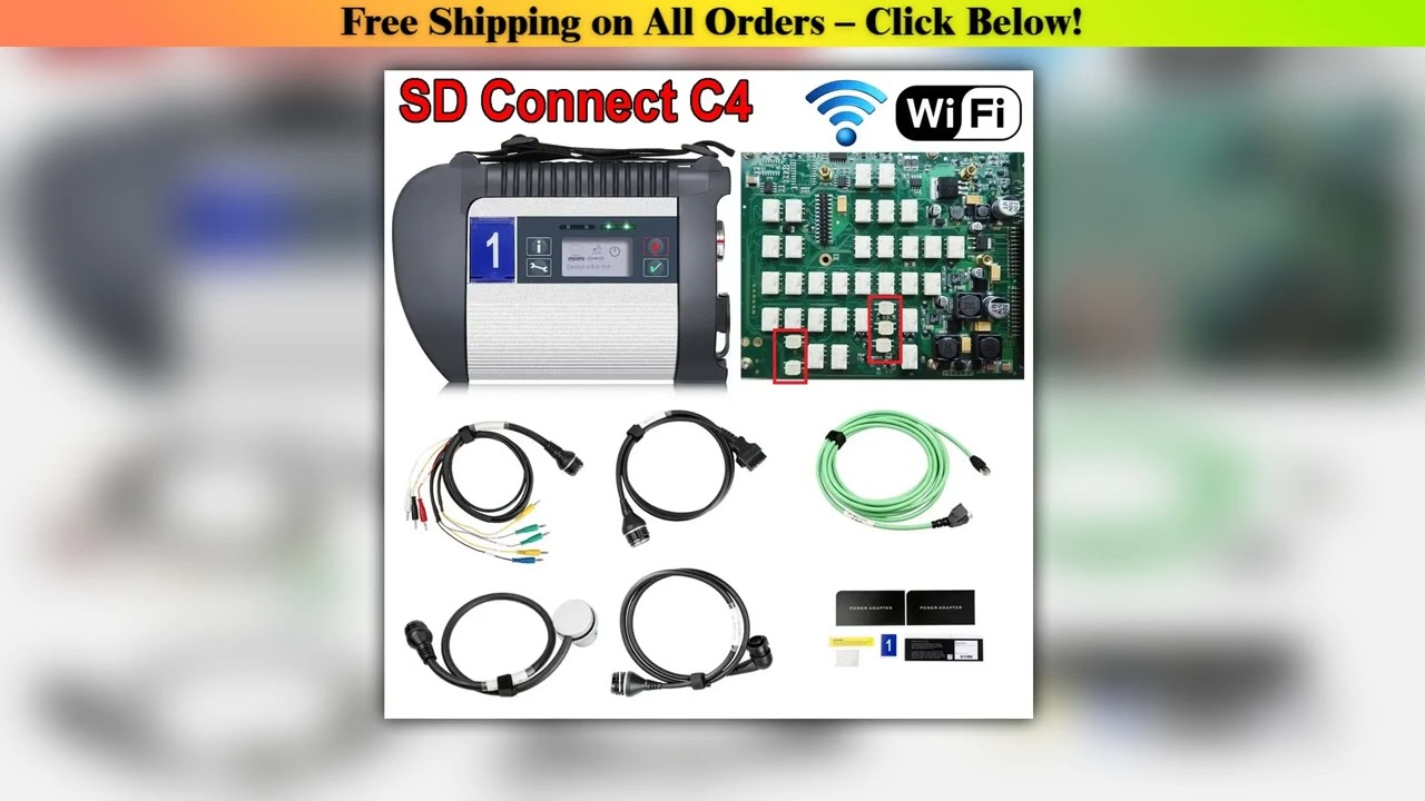 A+++ Full Chip MB STAR C4 SD Connect Compact C4 Car truck software 2023.09 Mb star Multiplexer