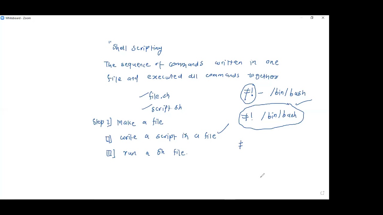 shell scripting 1 - YouTube