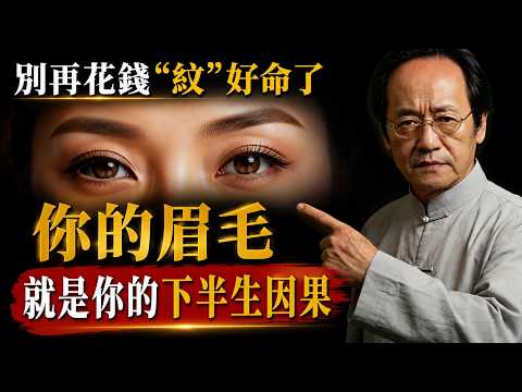 你的眉毛，就是你的下半生因果！出現這3種特徵，是天道在為你加碼福報。  #风水 #命理 #國學 #人生智慧 #哲學 #易經 #倪海廈