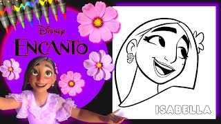 Coloring a Portrait of Isabela Encanto