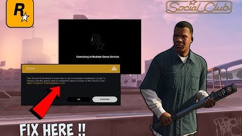 Social Club UPDATE ERROR FIX 2025 | Rockstar Games Launcher Social Club install error code 1