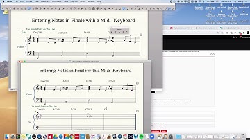 FINALE NOTE ENTRY WITH MIDI KEYBOARD