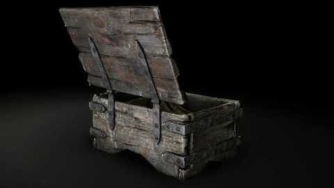 Chest in 3dsmax viewport with Xoliulshader