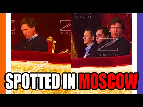 Tucker Carlson Spotted In Moscow Russia 🟠⚪🟣 NPC Global