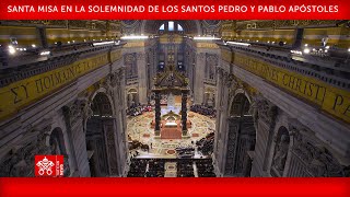 29 de junio de 2023, Santa Misa, Solemnidad de los Santos Pedro y Pablo Apóstoles | Papa Francisco