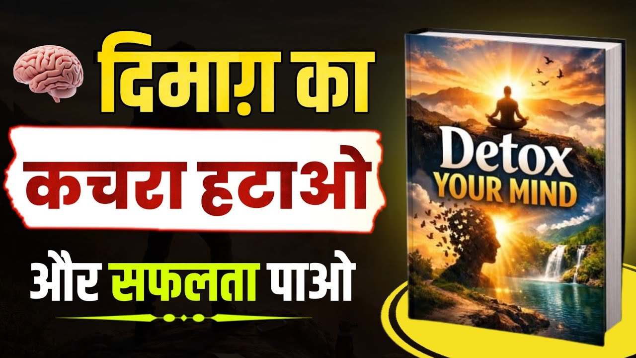Detox Your Mind Audiobook Summary in Hindi | Overthinking & Negative ...