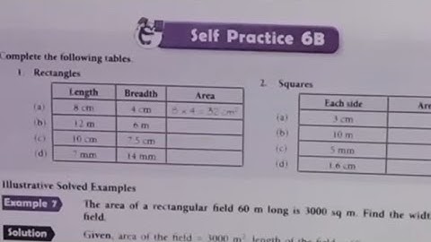 New learning composite mathematics class6 self practice6b| perimeter and area| ch6 ex6b |ex14b math