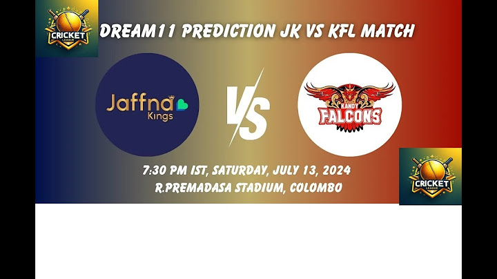 Jaffna Kings vs Kandy Falcons LPL 2024 15th Match Prediction| #LankaPremierLeague | KFS vs JKS