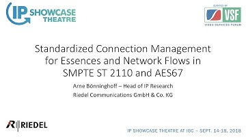Connect Mgmt 2110&AES67 - Arne Boenninghoff