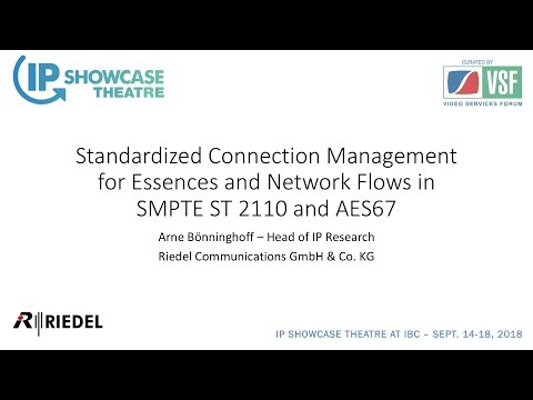 Connect Mgmt 2110&AES67 - Arne Boenninghoff