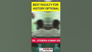 Best Faculty for History optional subject @plutusias #upsc #civilserviceexam #upsccoaching