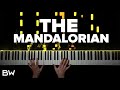 The Mandalorian OST - Main Theme | Piano Cover by Brennan Wieland