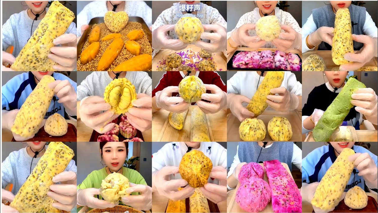 YY FROZEN PASSION FRUIT EATING ASMR COLLECTION 