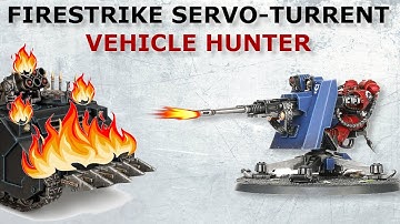 Firestrike Servo-Turrent is good | Space Marines Warhammer 40k