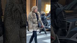 LATEST WINTER OUTFITS 2024 IN MILAN #shorts #milanfashionweek #fashionstyle