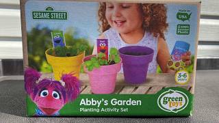 Sesame Street Abby’s Garden Planting Activity Set by Green Toys