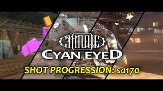 Cyan Eyed - Shot Progression: sa170