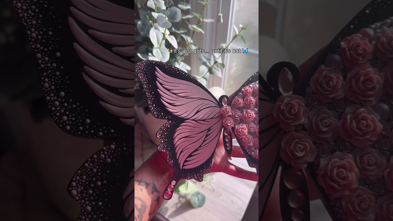 I tried pattern after pattern for this butterfly wing, and nothing felt right…Then finally, one