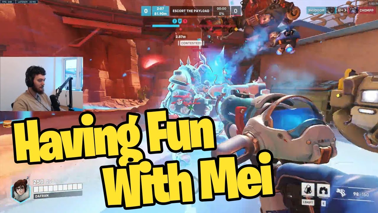 Dafran Plays Mei So Insane - Overwatch 2 Season 2 Gameplay