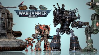 Imperium of Man Size Comparison - Warhammer 40K