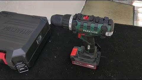 Parkside drill with Einhell battery - No adapter (en-gr commends in description)